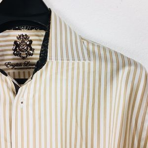 English Laundry Men’s Long Sleeve Shirt Flip Cuff